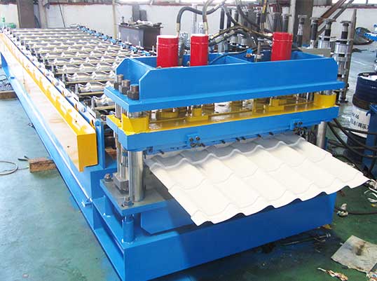 Glazed Tile Roof Sheet Roll Forming Machine