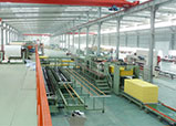 rock wool/pu sandwich panel line