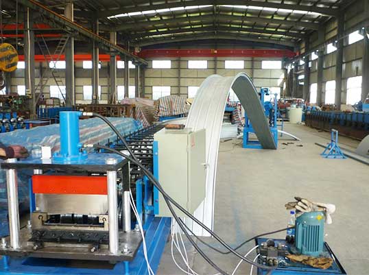 Straight Seam Roof Sheet Roll Forming Machine